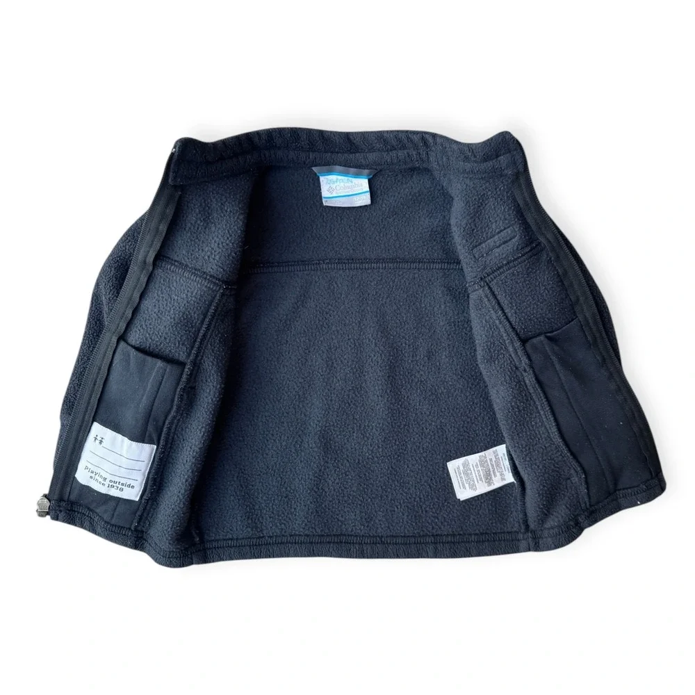Columbia Baby Black Steens Mountain Full Zip Fleece Jacket 12-18 Months